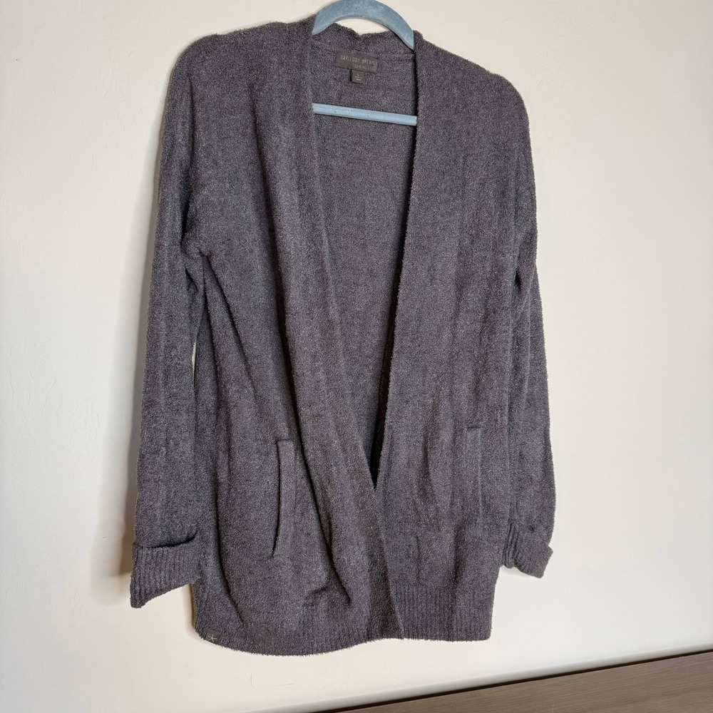 Barefoot Dreams Women's Gray Cozy Soft & Chic Lounge Cardigan‎ Size Small - Picture 3 of 5